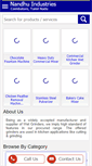 Mobile Screenshot of nandhuindustries.com